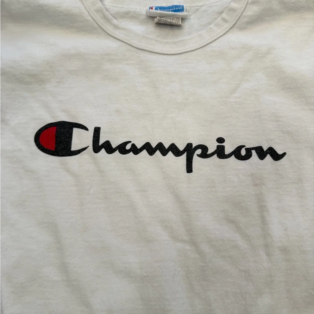 Vintage Champion spellout Long Sleeve T Shirt